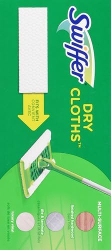 Swiffer Disposable Cloth Dry Sweeping Refills, 16 Count