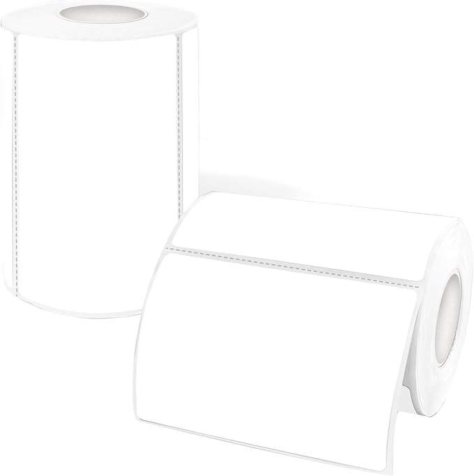 2×3 Inch White Removable Thermal Labels, Waterproof Thermal Label by Yeachlaing