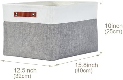 DECOMOMO Storage Bins, Extra Large Fabric Storage Baskets for Shelves 4Pack