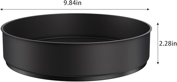 VAEHOLD Lazy Susan Stainless Steel Black Spice Rack Turntable - Image 2