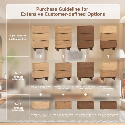 Sebastack Shoe Cabinet for Entryway, 28.6" W in Walnut Oak