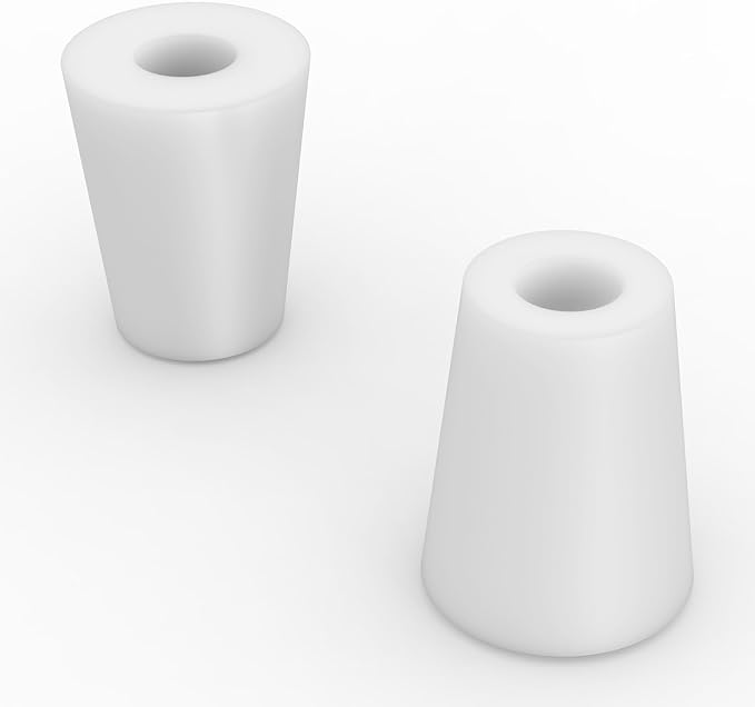 Labasics 5-Pack 2# Single-Hole Silicone Stoppers, Durable and Reusable Silicone - Image 4