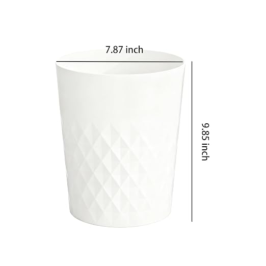 2 Pack Small Trash Can 1.8 Gallon Bathroom Garbage Can Waste Basket Recycling - Image 4