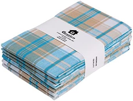 Premium Kitchen Towels Sets 20x30 in Cotton Dish Towels by Gratico
