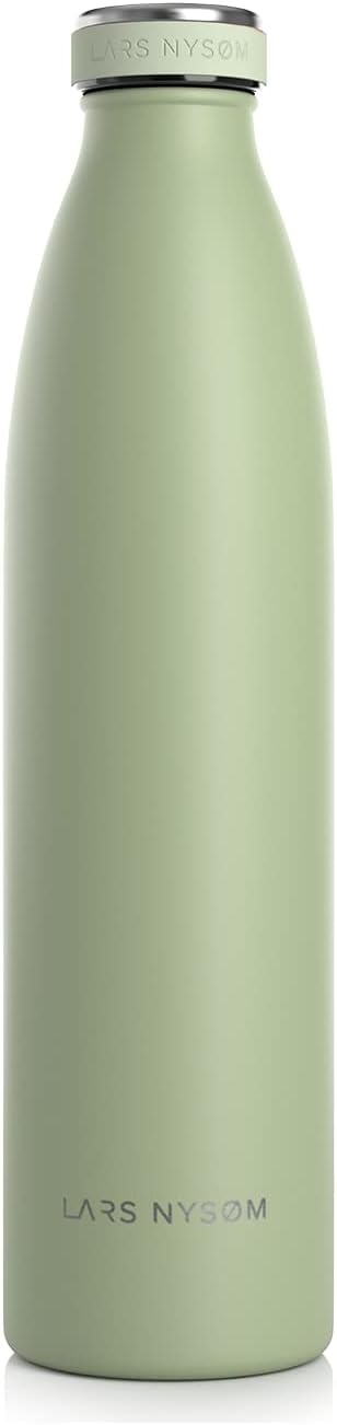 LARS NYSØM Stainless Steel Insulated Water Bottle 12oz 17oz 25oz 34oz 51oz | by LN