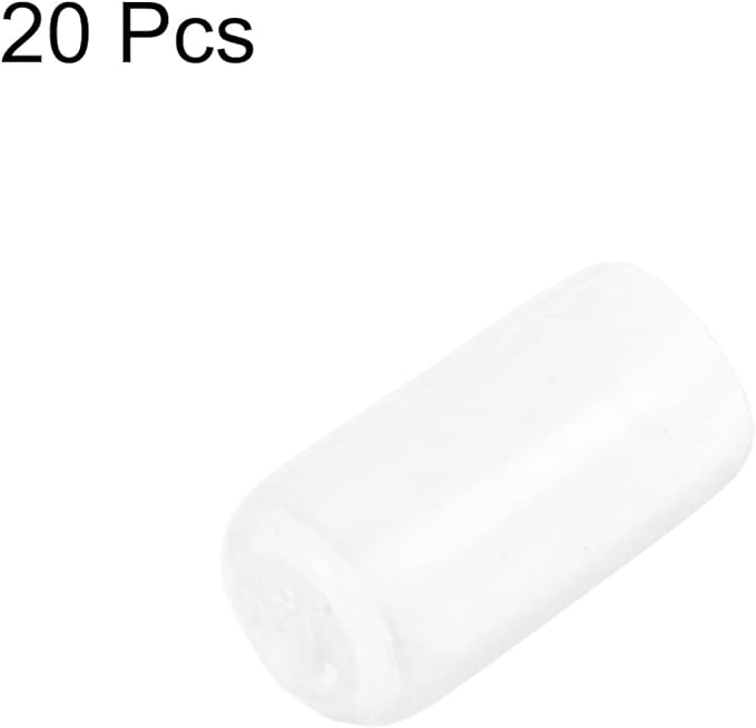 uxcell 20pcs Rubber End Caps Protective Caps 8.5mm ID Vinyl PVC Round Tube Bolt - Image 2