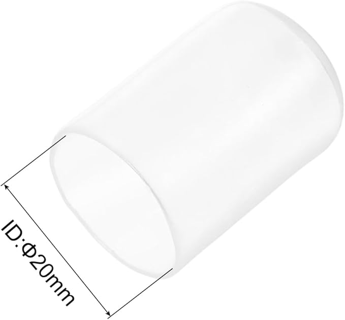 uxcell 20pcs Rubber End Caps Protective Caps 20mm ID Vinyl PVC Round Tube Bolt - Image 3