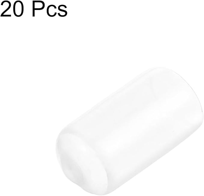 uxcell 20pcs Rubber End Caps Protective Caps 11mm ID Vinyl PVC Round Tube Bolt - Image 2