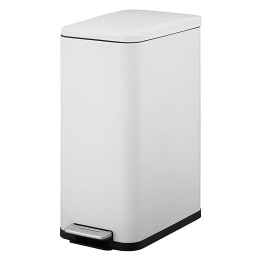 Garvee 13 Gallon Kitchen Trash Can, Stainless Steel Step Garbage Bin by Garvee