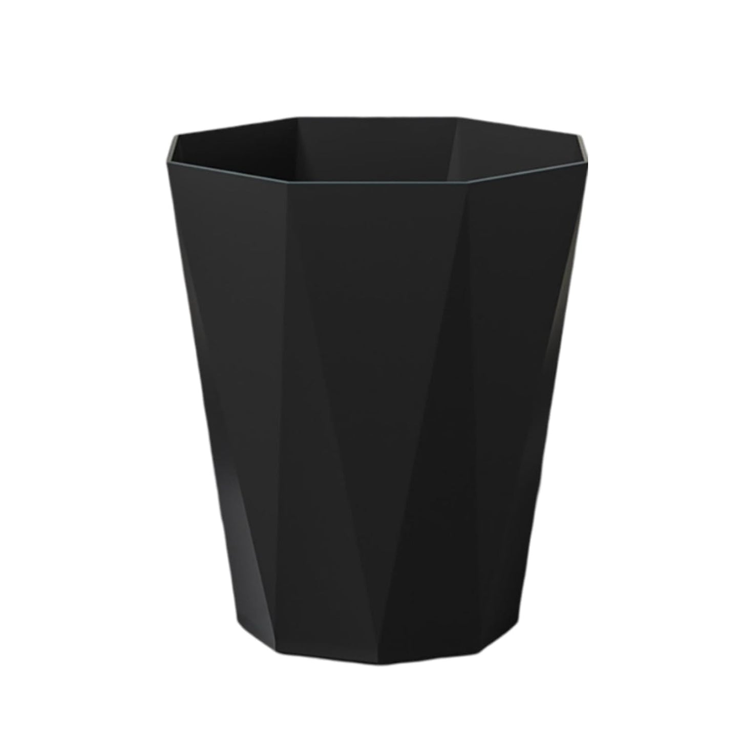Mini Trash Can for Bedroom, Plastic Dorm Trash Can Wastebasket - Garbage Container Trash Organizer for Bathrooms Kitchens Offices (Black)