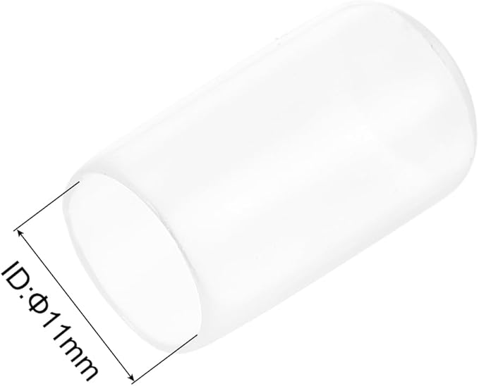 uxcell 20pcs Rubber End Caps Protective Caps 11mm ID Vinyl PVC Round Tube Bolt - Image 3