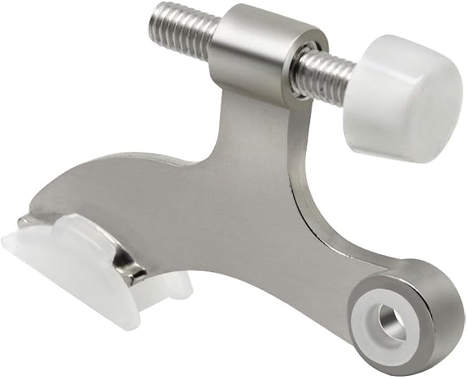 12 Pack Hinge Pin Brushed Nickel Door Stopper, Adjustable Heavy Duty Hinge Pin - Image 9