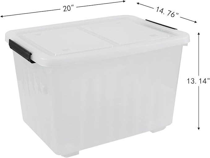 50 Quart Clear Storage Container - Image 2