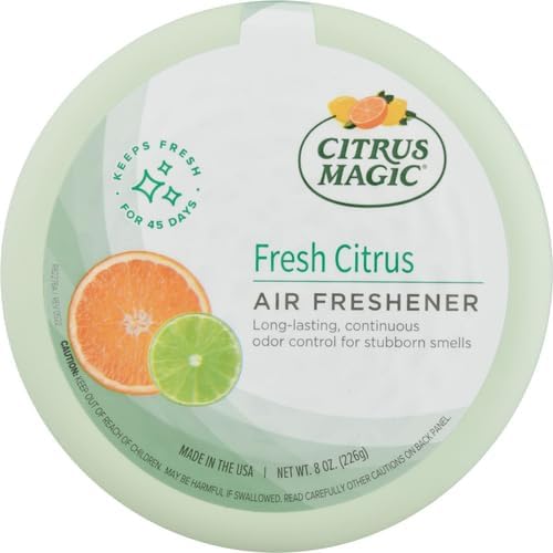 Citrus Magic Odor Absorbing Solid Air Freshener, Fresh Citrus - Image 2