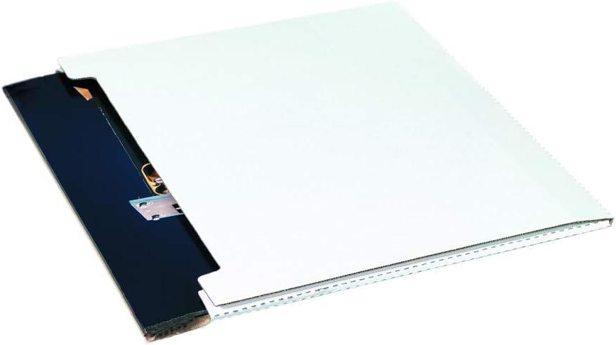 Boxes Fast BFM30221 Jumbo White Fold-Over Cardboard Mailers, 30 x 22 1/2 x 1 ...