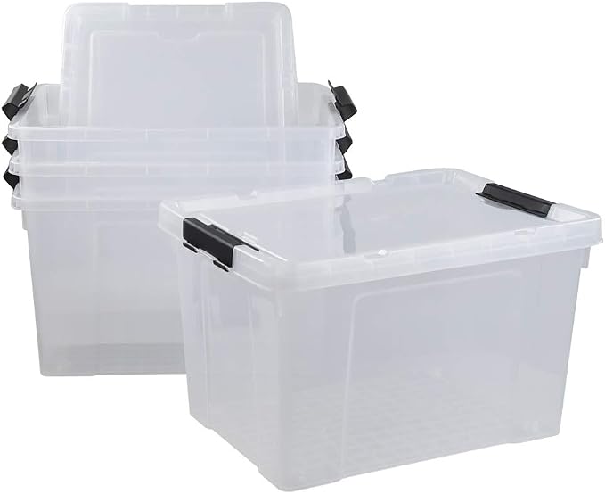 Pekky 50 Quart Clear Storage Containers/Bins - Image 7