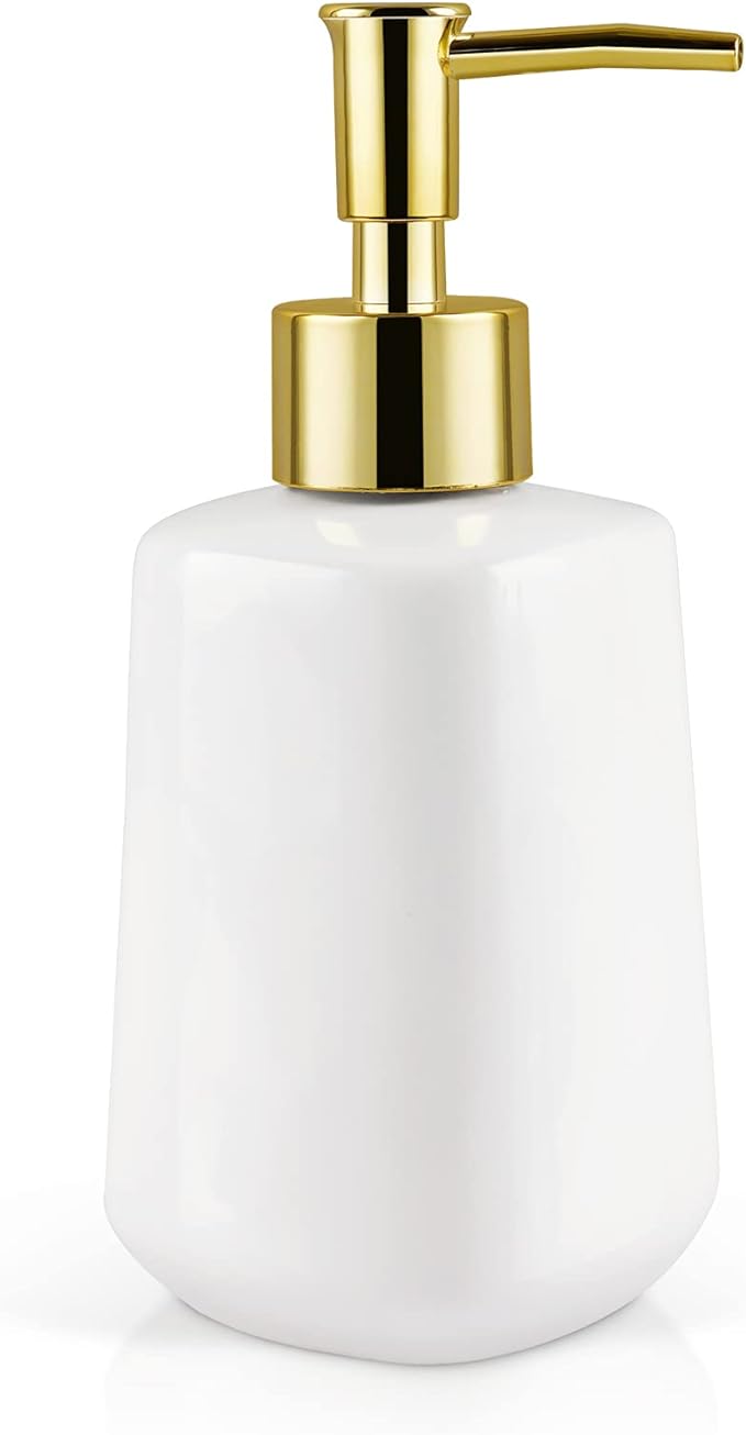 Natheeph Dish Soap Dispenser, Hand Soap Dispenser Ceramic Bottle, Refillable by Natheeph