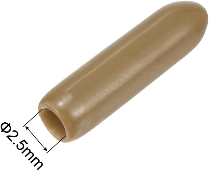 uxcell 20pcs Rubber End Caps 2.5mm ID Vinyl PVC Round Tube Bolt Cap Cover Screw - Image 3
