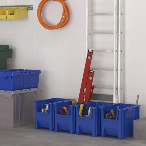 Akro-Mils Stak-N-Store Stackable Storage Bins, 17.5"x11"x12.5"...