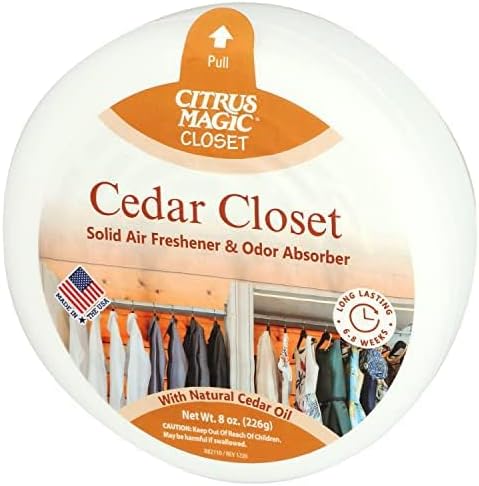 Citrus Magic For Closets Odor Absorbing Solid Air Freshener, Cedar Closet - Image 3