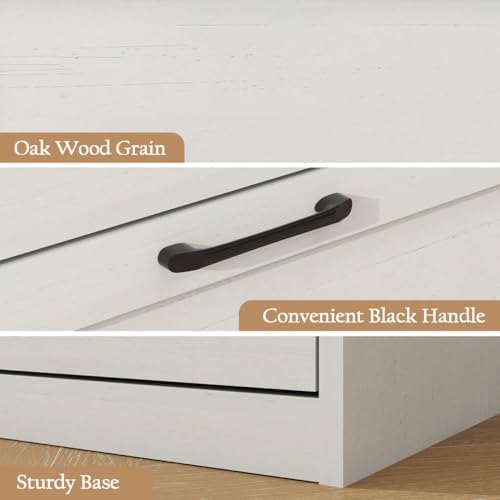 Vikiullf Small Dressers, Wooden 3 Drawer Dresser for Bedroom, Farmhouse Chest...