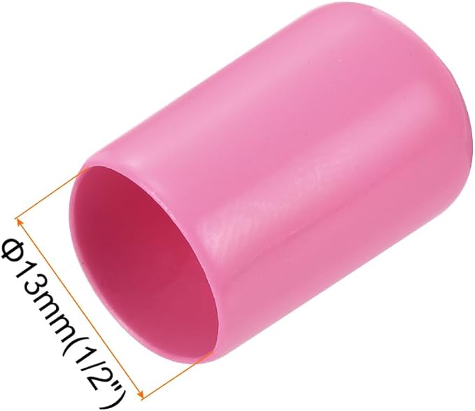 uxcell 20pcs Rubber End Caps 13mm ID Vinyl PVC Round Tube Bolt Cap Cover Screw - Image 3