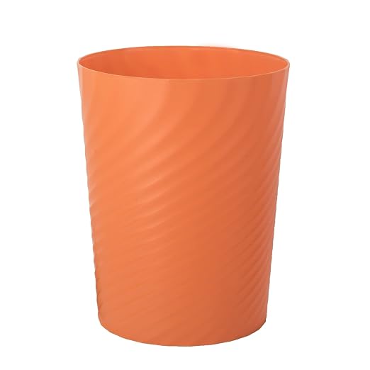 UUJOLY Plastic Trash Can Wastebasket, Garbage Container Basket by UUJOLY