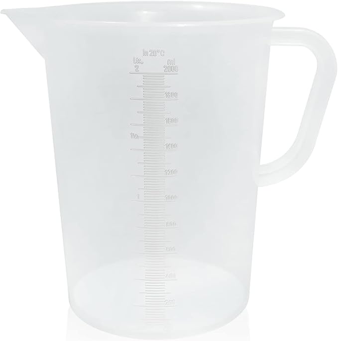 Appletofu Plastic Graduated Measuring and Mixing Pitcher - 2000ml Plastic by Appletofu