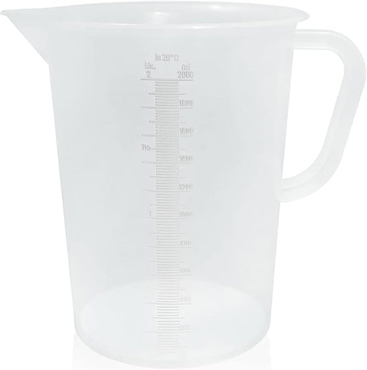 Appletofu Plastic Graduated Measuring and Mixing Pitcher - 2000ml Plastic by Appletofu