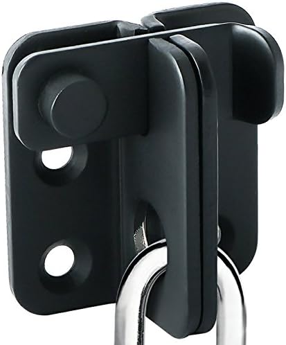 Alise Flip Latch Gate Latch Black, Shed Door Latch Barn Door Lock Shed Lock by Alise