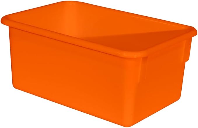 Wood Designs Cubby Storage Bin, Heavy Duty Plastic Containers - Image 2
