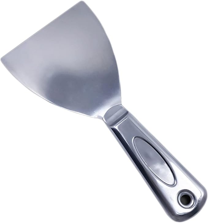 Flex All Stainless Steel Joint Knife Putty Scraper, 4-Inch Professional Grade by Sinyiol