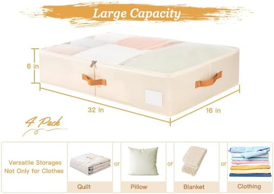 Criusia Under Bed Storage Bins - Image 2