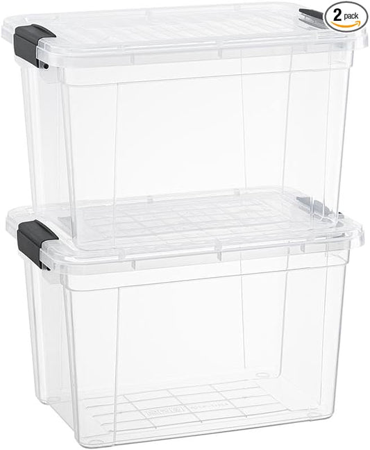 Superio Clear Storage Boxes by Superio