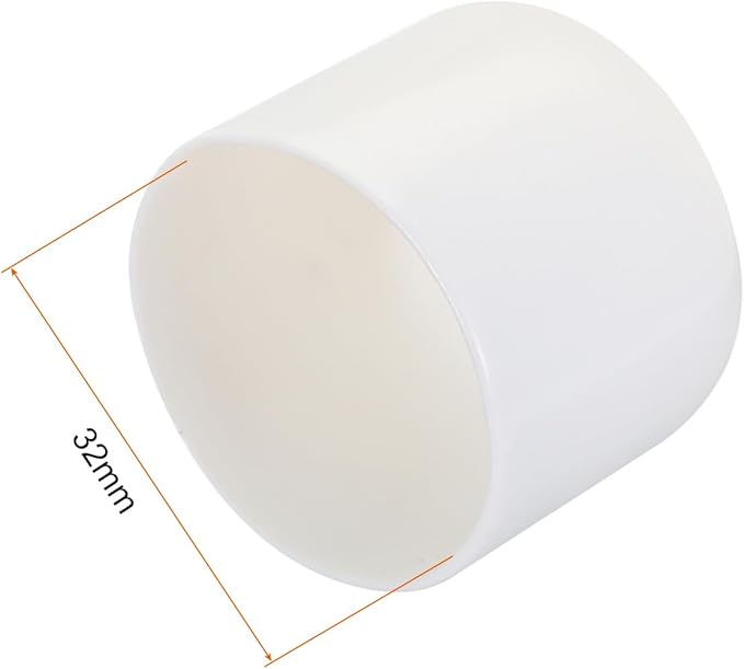 uxcell 20pcs Rubber End Caps 32mm ID Vinyl Round Tube Bolt Cap Cover Screw - Image 3