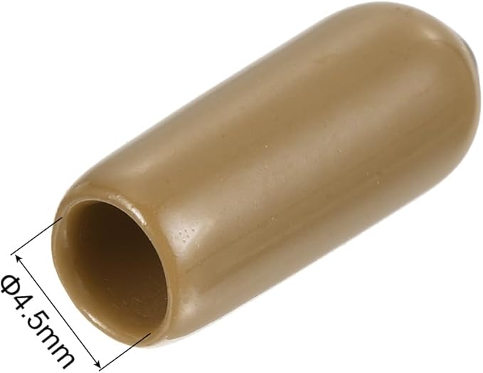 uxcell 20pcs Rubber End Caps 4.5mm ID Vinyl PVC Round Tube Bolt Cap Cover Screw - Image 3