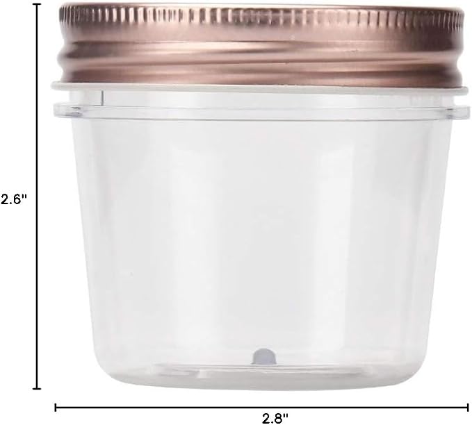 Novelinks 4 Ounce Clear Plastic Jars - Image 8