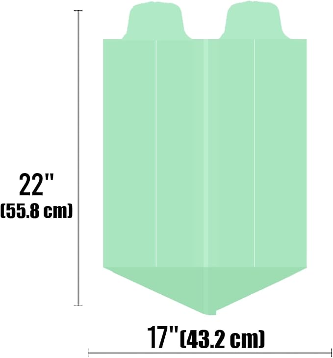 3 Gallon Flap Tie Compostable Trash Bags, Biodegradable Kitchen Garbage Bags - Image 2