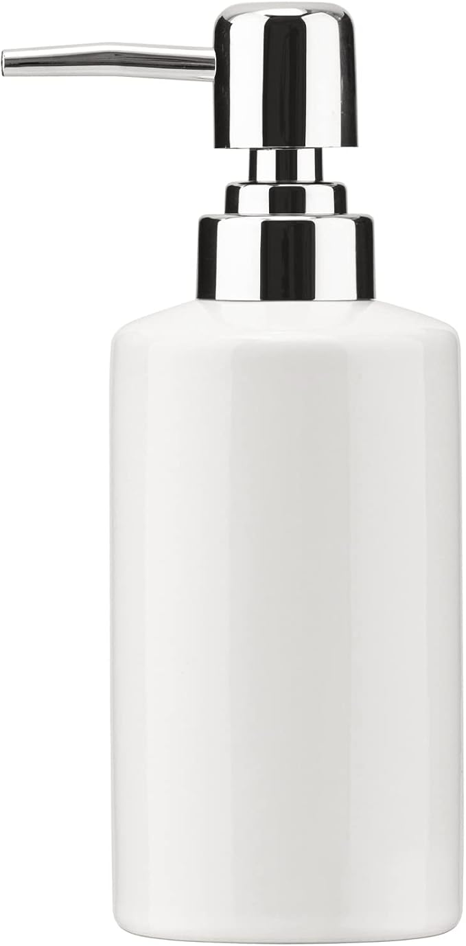 FE Soap Dispenser, 300ml/10oz Ceramic Liquid Soap Pump Dispenser, Refillable by IntoYourHouseOntoYourTable