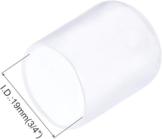 uxcell 20pcs Rubber End Caps 19mm ID Vinyl PVC Round Tube Bolt Cap Cover Screw - Image 3