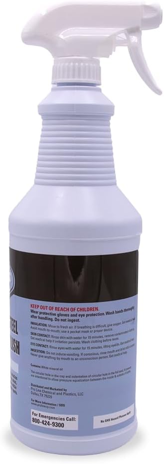 Santeen Stainless Steel Cleaner & Polish, 32oz Bottle - Image 3