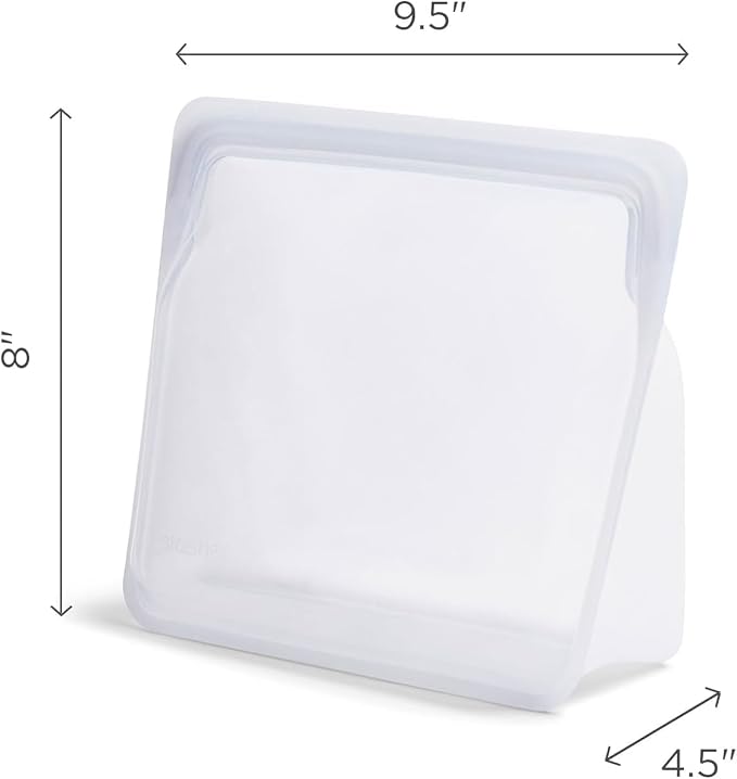 Stasher Premium Silicone Reusable Food Storage Stand-Up Mega Bag, Sea Urchin - Image 5