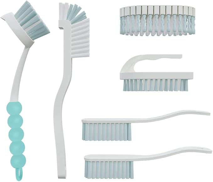 6 PCS Cleaning Brush, Scrub Brush Set by CN1ST