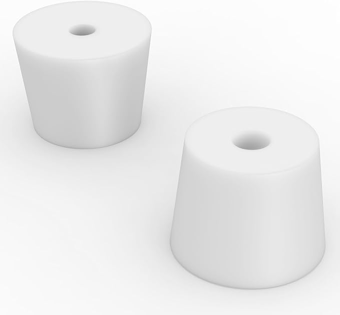 Labasics 5-Pack 9# Single-Hole Silicone Stoppers, Durable and Reusable Silicone - Image 4