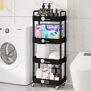 Laiensia 4-Tier Rolling Cart - Image 5