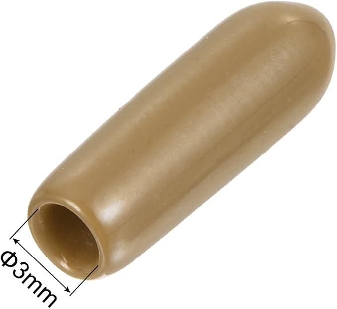 uxcell 20pcs Rubber End Caps 3mm ID Vinyl PVC Round Tube Bolt Cap Cover Screw - Image 3