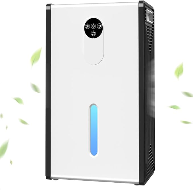 Dehumidifier for 1076 sq.ft, Quiet Portable Moisture Absorber by Unknown