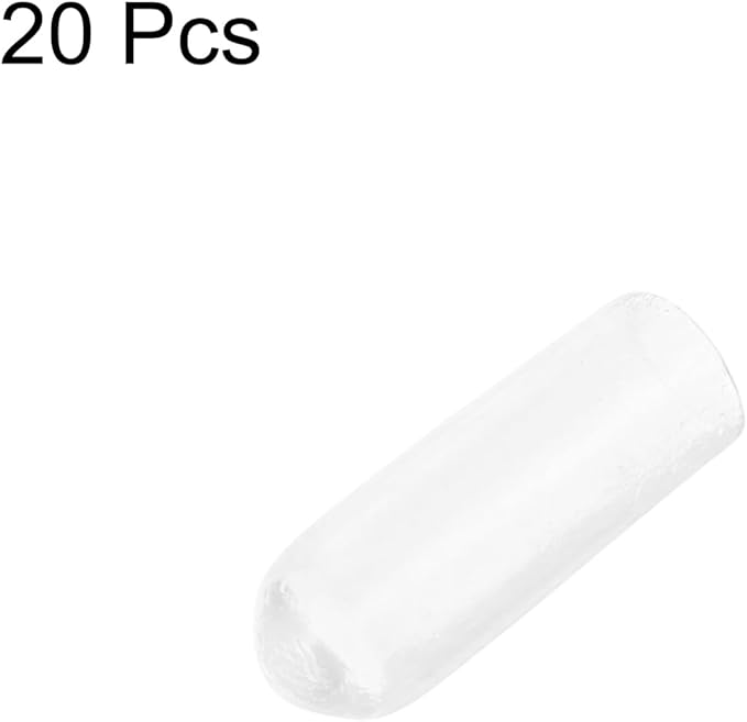 uxcell 20pcs Rubber End Caps 5.5mm ID Vinyl Round Tube Bolt Cap Cover Thread - Image 2