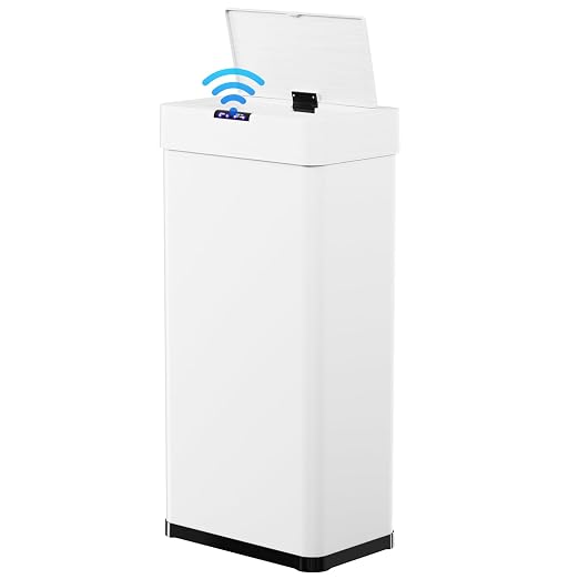 TLSUNNY 13.2 Gallon Motion Sensor Trash Can, Touchless Automatic Garbage Can by TLSUNNY