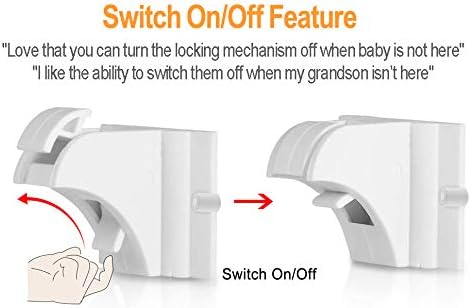 Vmaisi Adhesive Magnetic Locks for Cabinets & Drawers - Image 3